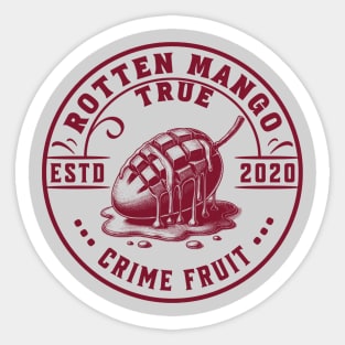 Rotten Mango Dripping Fruit Merch Sticker